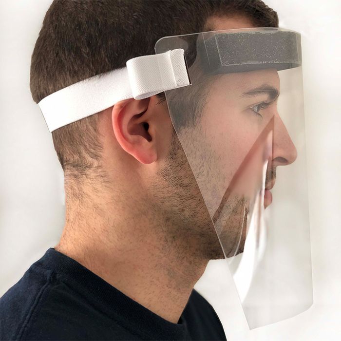 Face Shield Side View