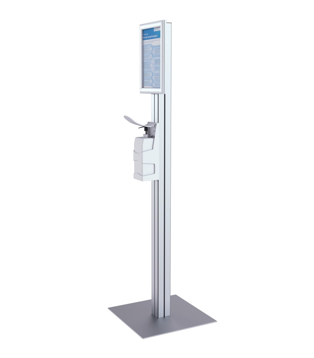 Freestanding Modular Sanitiser Dispenser 1